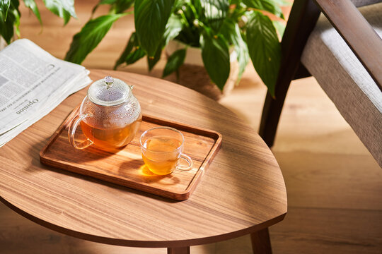 Herbal tea set.