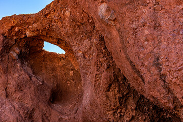 Hole in the Rock is a geological formation at Papagp Park located in Phoenix and Tempe, Arizona.