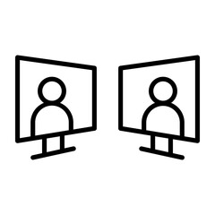 Video conference icon