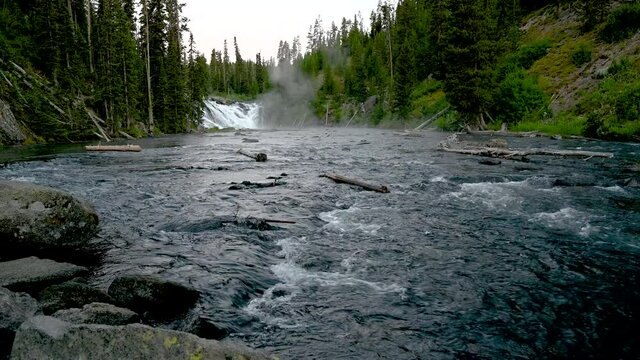 Lewis Falls Yellowstone National Park