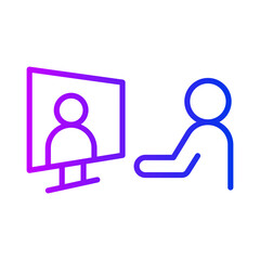 Video conference icon