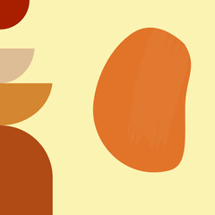 Creative minimalist illustrations for wall decoration, postcard or brochure cover design. Vector Illustration EPS10.