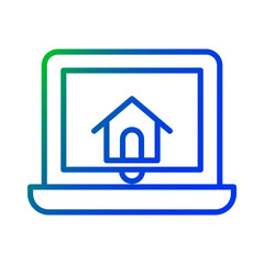 Laptop computer icon