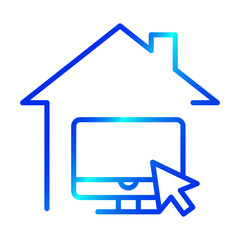Work from home icon