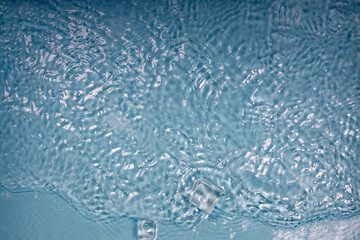 Fototapeta na wymiar Fresh summer cool transparent ice