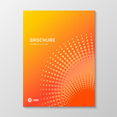 halftone brochure design