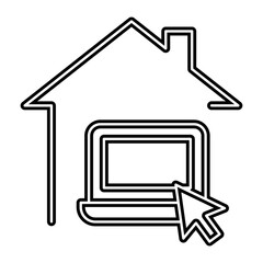 Work from home icon