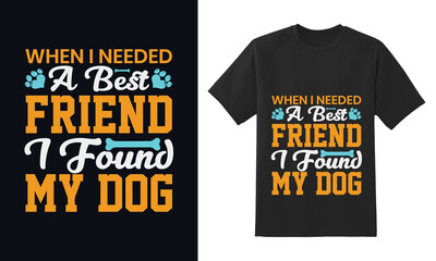 Awesome dog t-shirt design