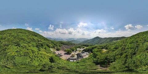 Naklejka premium panorama of the mountains