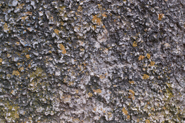 old destroyed cement wall. grunge abstract photo background. beautiful stone texture pattern.
