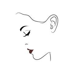 illustration of a face