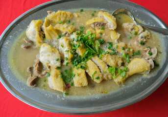 Hidden amongst the bamboo trees, located at the jungle fringe. Cottage Food in the Deep. Cater to nature lovers, delicious free range steamed ginger chicken, fish porridge and egg plant with petai