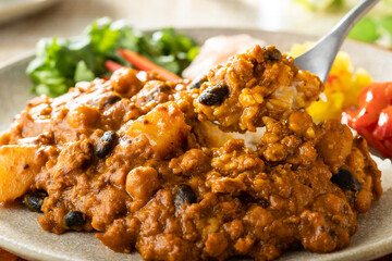 ピリッとスパイシーなキーマカレー