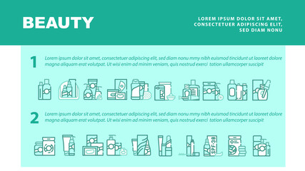 Lunchbox Dishware Landing Web Page Header Banner Template Vector. Backpack And For Women Lunchbox And Thermos, Vacuum And Folding, For Vintage And Sports Illustration