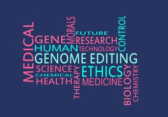 Genome editing, regulating and targeting words cloud