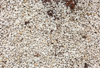 Decor from light stones