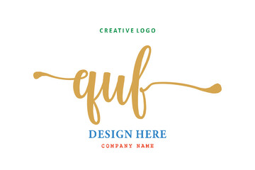 QUF lettering logo is simple, easy to understand and authoritative