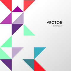 corporate background design with various triangles