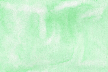 Abstract mint green watercolor gradient background texture.	