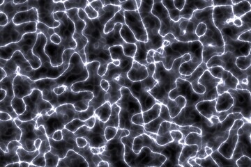 beautiful blue liquid radiant lighting lines cg background illustration