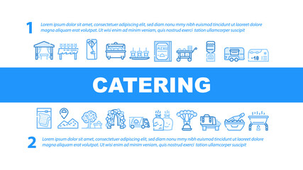 Railroad Transport Landing Web Page Header Banner Template Vector. Train Wagon Restaurant And Carriage, Hyperloop And Maglev, Railroad Limiter And Railway Station Illustration