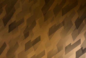 Dark Orange vector texture in rectangular style.