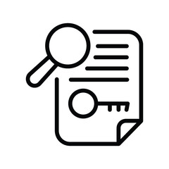 Search Key word Icon