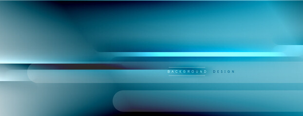 Fototapeta premium Abstract background - lines composition created with lights and shadows. Technology or business digital template. Trendy simple fluid color gradient abstract background with dynamic
