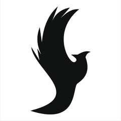 phoenix bird black logo 