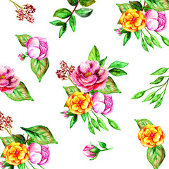 Flower bouquet for background pattern