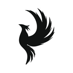 phoenix bird black logo 