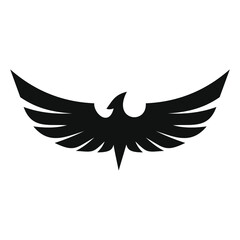 phoenix bird black logo 