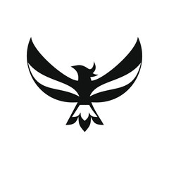 phoenix bird black logo 
