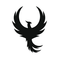 phoenix bird black logo 