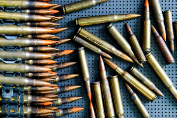 Close up Image of Rifle Bullets
