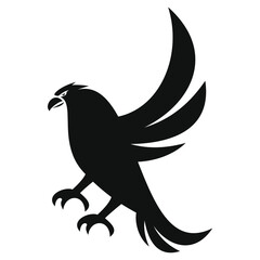 phoenix bird black logo 