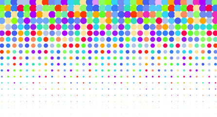 abstract colorful background with dots