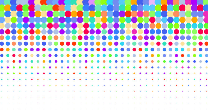 abstract colorful background with dots