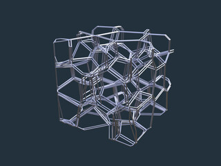3d metal wire structure