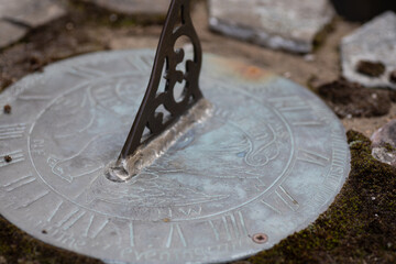 old clock sun dial