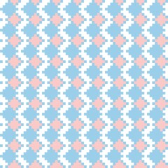 Pastel Argyle Seamless Pattern Background