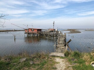 The Comacchio Saltworks naturalistic areas of the Po delta Park Italy