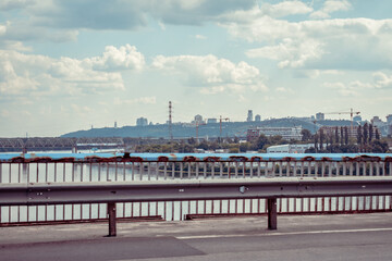 Obraz premium view of the neva river