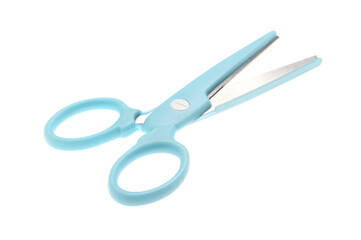 School scissors on white background