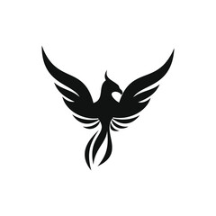 phoenix bird black logo 