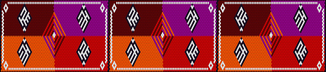 Fototapeta premium pattern, texture, fabric, textile, design, color, art, carpet, cloth, decoration, traditional, fashion, material, colorful, wool, ethnic, woven, rug, embroidery, ornament, old, culture, wallpaper, red