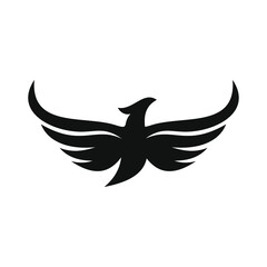 phoenix bird black logo 