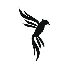 phoenix bird black logo 