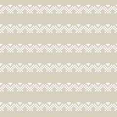 Brown Christmas Fair Isle Seamless Pattern Background