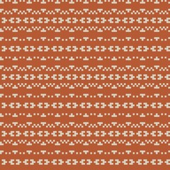 Brown Christmas Fair Isle Seamless Pattern Background
